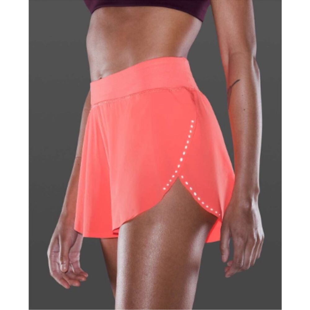 Lululemon Athletica Neon Orange Athletic Shorts